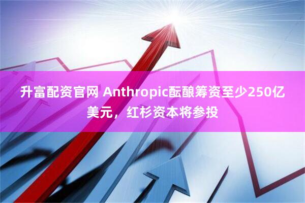 升富配资官网 Anthropic酝酿筹资至少250亿美元，红杉资本将参投